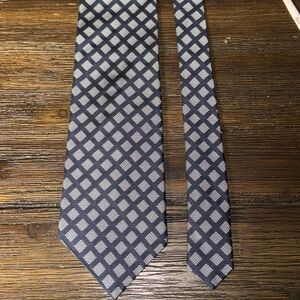Ralph Lauren Navy and Light Blue Silk Tie